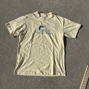 Vintage Grits Girls Raised In The South T-Shirt Womens Medium Yellow 90's Reg